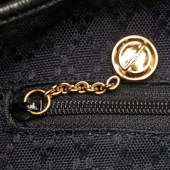 Gucci Bamboo Backpack 003 2058 0016 Black Leather Women's GUCCI - Picture 10 of 14